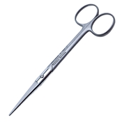 Brown Dissecting Scissors Straight Beveled Blades Round Blunt Tips Heavy Model Overall Length Of 5 3/4" (145mm) With The Precision Two Tone Finish 